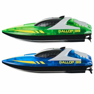 RC Boat for Kids, 2Pack Remote Control Boat for Pools & Lakes, Racing Boat with LED Light & 4 Rechargeable Batteries, Adults Boys & Girls