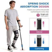 Load image into Gallery viewer, Ergonomic Forearm Crutches Spring Assist Crutches for Adults,Comfortable and Height Adjustable Arm
