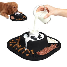 Load image into Gallery viewer, JOJDZD Dog Lick Bowl with Interactive Rolling Ball &amp; Slow Feeder, Black
