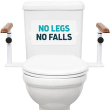 Load image into Gallery viewer, Lunderg Toilet Safety Rails for Seniors - Easy Installation &amp; Super Sturdy Grab Bars Arms - Non-Bulky &amp; Elegant Handicap Toilet Safety Frame - Seat Handles for Elderly, Disabled or Mobility Issues

