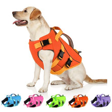Load image into Gallery viewer, Dogcheer Dog Life Jacket with Double Rescue Handle, Reflective Dog Life Vest for Swimming Boating, Adjustable Pet Swim Vest Dog Flotation Device DFD for Small Medium Large Dogs - Orange M
