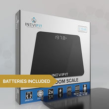 Load image into Gallery viewer, INEVIFIT Bathroom Scale, Highly Accurate Digital Bathroom Body Scale, Measures Weight up to 400 lbs. Includes Batteries
