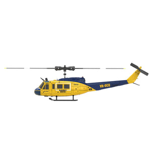 RC Helicopter - 1/48 Scale 2.4G 6CH Flybarless Remote Control Helicopter Model, 3D Stunt Flight & High-Precision RC Airplane