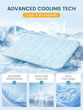 Load image into Gallery viewer, Mora Pets Dog Cooling Mat Pet Cooling Pad for Dogs &amp; Cats Q-Max>0.5, Breathable Washable Self Cool Dog Mat for Indoor Floors, Crate, Sofa &amp; Outdoor Use, Non Gel Summer Ice Silk Cold Pad Small 28x22
