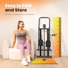 Load image into Gallery viewer, BODYWAKER Vertical Climber, Pro Stair Stepper for Full-Body Workout, Compact &amp; Foldable Cardio Exercise Stair Climber with Extended Step Range, Improved &amp; Adjustable Handlebar &amp; Pedals.
