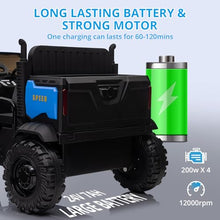 Load image into Gallery viewer, 24V 2 Seater Ride On Car, Electric Car for Kids with Remote Control, Ride On Dump Truck for Kids with Light Switch
