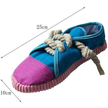 Load image into Gallery viewer, Dog Chew Toys,Creative Shoes Shape Squeaky Toy, Durable and Safe Dog Playing Toy Funny Shoes Sound Toy for Small and Medium Pets
