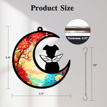 Load image into Gallery viewer, Tubuui Dog Memorial Suncatcher, Dog Memorial Gifts for Loss of Dogs, Custom with Name Date Pet Sympathy Gifts for Grief Puppy Lovers, Personalized Pet Remembrance Ornaments for Window Hanging
