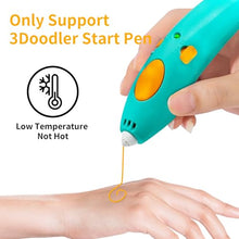 Load image into Gallery viewer, DO3D 15 Colors 3D Filament Refill Only Fit for 3Doodler Start 3D Pen, 15 Bright Rainbow Colors Low Printing Temperature PCL Filament, Each Strand 15cm, Each Color 5 Strands, Total 45pcs
