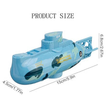 Load image into Gallery viewer, Mini RC Boat Toy Remote Control Tourist Submarine -Blue
