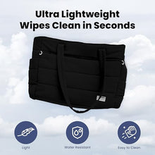 Load image into Gallery viewer, Rubyloo Puffer Dog Travel Bag for Dog Moms, Diaper Bag with Travel Bowls
