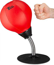Load image into Gallery viewer, Tech Tools Stress Buster Desktop Punching Bag - Suctions to Your Desk, Heavy Duty Stress Relief Ball, Funny Office Gifts for Boss or Coworker Men and Women
