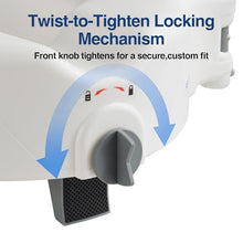 Load image into Gallery viewer, 5" Toilet Seat Riser Supports 300lbs Raised Toilet Seat with Removable Padded Arms for Seniors
