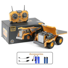 Load image into Gallery viewer, Dwi Dowellin Remote Control Dump Truck Toys for Boys 4-7,Construction Rc car with Lights/Sounds for Kids Age 8-12 Year Old,Ideal for Boys Age 3+
