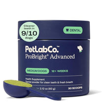 Load image into Gallery viewer, PetLab Co. ProBright Advanced Dental Powder, Medium Sized Dogs, 30 Scoops
