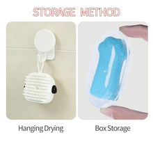 Load image into Gallery viewer, 3PCS Pet Grooming Kit – Dog Bath Brush with Soap Dispenser &amp; 2 Finger Toothbrushes | Silicone Dog Shampoo Brush for Small Medium Large Dogs, Soft Deshedding Massage Brush for Puppy &amp; Cats
