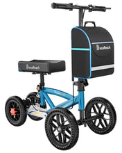 Load image into Gallery viewer, BlessReach Knee Scooter, All Terrain Foldable Knee Scooter Walker, Disc Brake Knee Walker for Foot Injuries Compact Crutches Alternative
