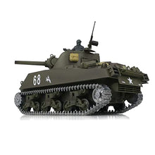 Load image into Gallery viewer, Heng Long US in Stock, RC Tank 3898 RTR 2.4G 1/16 7.0 Upgraded M4A3 Sherman Metal Tracks Smoking Generator
