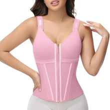 Load image into Gallery viewer, SHAPSHE Waist Trainer for Women Corset Shapewear Belt Body Shaper Vest- Pink L

