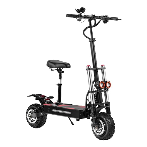 Electric Scooter Dual Braking E-ABS Disc Brake Urban Mobility with Dirt-Bike Aesthetics, Zero-Emission / 60V38AH Battery