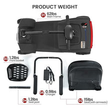 Load image into Gallery viewer, WayCare 15-25 Miles Long Range Mobility Scooter,Weight Capacity 300 LBS+ Powered Mobility Scooters for Seniors, Compact Duty Mobile for Travel with LED Headlight and Detachable Basket(Black)

