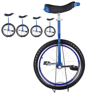 Single Wheel Unicycles Wheel Trainer Unicycle,16/18/20/24in Wheel Outdoor Unicycle Adjustable Seat Exercise Bicycle (24")