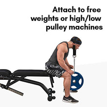 Load image into Gallery viewer, Body-Solid Nylon Head Harness - Neck Workout Equipment for Strength Training, Neck Exercise and Weight Lifting, Black
