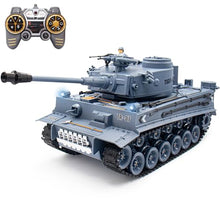 Load image into Gallery viewer, 1:18 Remote Control Army Tank German Tiger I RC Tank Model Toys - 15 Channel Full Function 360-Degree Rotating

