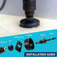 Load image into Gallery viewer, 18Pcs Hole Saw Kit,Wood Hole Saw Set with 3/4in-5in Hole Saws,Mandrels,Drill Bits,Installation Plate,Hex Wrench,Flat Saw,Storage Case for Wood,Plywood,PVC,Drywall,Plastic

