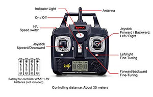 RC Helicopter, S39 Aircraft with 3.5 Channel, Bigger Size, Sturdy Alloy Material, Gyro Stabilizer and High & Low Speed -Red