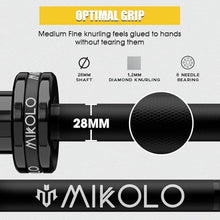 Load image into Gallery viewer, Mikolo 7ft Olympic Barbell, Barbell for Weightlifting and Powerlifting 45lb, -(combo 5)
