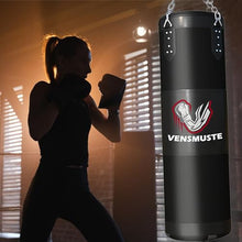 Load image into Gallery viewer, Vensmuste Punching Bag for Adults, 4FT Oxford Heavy Boxing Bag Set, Punching Bag with 12OZ Boxing Gloves, Chains, Hand Wraps, etc. Suitable for MMA Karate Kickboxing Boxing - Unfilled
