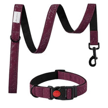 Load image into Gallery viewer, Soft Leather 4ft Dog Collar and Leash Set,Stylish 4ft PU Leather Dog Training Leash, Adjustable Durable Pet Collars with Quick Release Buckle for Large Dogs,Medium Dogs,Terracotta (red-Brown, 4 feet)
