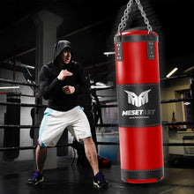 Load image into Gallery viewer, Mesetast Punching Bag for Adults, 4ft Heavy Boxing Bag Set with 12 OZ Gloves for MMA Karate Kickboxing Boxing - Unfilled
