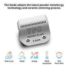 Load image into Gallery viewer, 7FC Dog Grooming Ceramic Blades,Compatible with Andis,Oster A5,Wahl KM10
