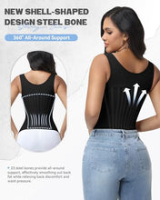 Load image into Gallery viewer, SHAPSHE Waist Trainers Corset Waist Cincher Sport Girdles for Women -Black XL

