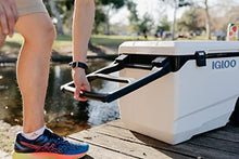 Load image into Gallery viewer, Igloo Marine Ultra 90 QT Cooler, Insulated Cooler Chest with Soft Ride Wheels, Leak-Proof Outdoor Hard Cooler, 5-Day Ice Retention, 137 Can Capacity
