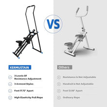 Load image into Gallery viewer, Stair Stepper with Resistance, Home Gym Stair Stepper, Folding Vertical Climber Cardio Exercise Machine, Stair Climber for Full Body Workout with Noise-Free Experience, Adjustable Handlebar &amp; Pedals
