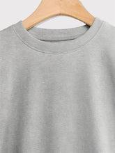 Load image into Gallery viewer, Sorry I'm Late I Saw A Dog Sweatshirt Women Funny Dog Lover Shirt Casual Crew Neck Long Sleeve Pullovers Lightweight Grey
