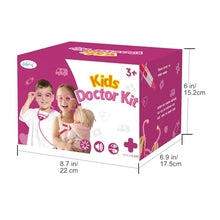 Load image into Gallery viewer, Liberry Doctor Kit for Toddlers 3 4 5 Years Old, Kids Doctor Play Set for Girls Boys Toy, Pretend Play Medical Kit with Stethoscope &amp; Costume for Christmas Birthday Gift Pink
