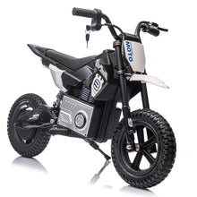 Load image into Gallery viewer, 24V Kids Ride On Electric Toy Motocross Motorcycle with High Speed Hub Motor, Shock Absorber - Ages 5-15(Black)
