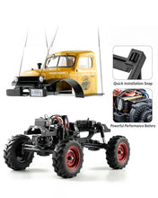 Load image into Gallery viewer, 4WD RC Crawler Two-Speed Shift, RC Rock Crawler 8Km/h with Portal Axle Metal Gears for Adults (Yellow)
