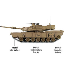 Load image into Gallery viewer, HengLong Modified Edition 1/16 2.4ghz Remote Control US M1A2 Abrams Tank Model(360-Degree Rotating Turret)
