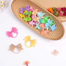 Load image into Gallery viewer, NCMAMA Dog Hair Bows with Rubber Bands for Small Dog Puppy Girls Grooming
