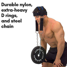 Load image into Gallery viewer, Body-Solid Nylon Head Harness - Neck Workout Equipment for Strength Training, Neck Exercise and Weight Lifting, Black
