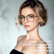 Load image into Gallery viewer, DOERAYMI Blue Light Glasses For Woman,Computer Blue Light Blocking Glasses,Fashion Accessories with Anti-Glare,UV Protection,Screen Fatigue Relief
