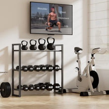 Load image into Gallery viewer, 3 Tier Dumbbell Rack, Weight Rack for Home Gym, 390 lb Capacity
