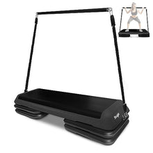 Load image into Gallery viewer, Yes4All Adjustable Workout Aerobic Exercise Step Platform  with 4 Adjustable Risers Included and Advanced Risers Options - Black
