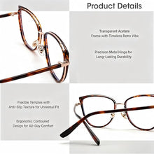 Load image into Gallery viewer, DOERAYMI Blue Light Glasses For Woman,Computer Blue Light Blocking Glasses,Fashion Accessories with Anti-Glare,UV Protection,Screen Fatigue Relief

