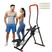 Load image into Gallery viewer, Stair Stepper for Home Gym, Foldable Vertical Climber Workout Machine,- (BLACK)

